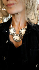 Earthly harmony statement necklace.