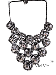 Opulant shadow statement necklace