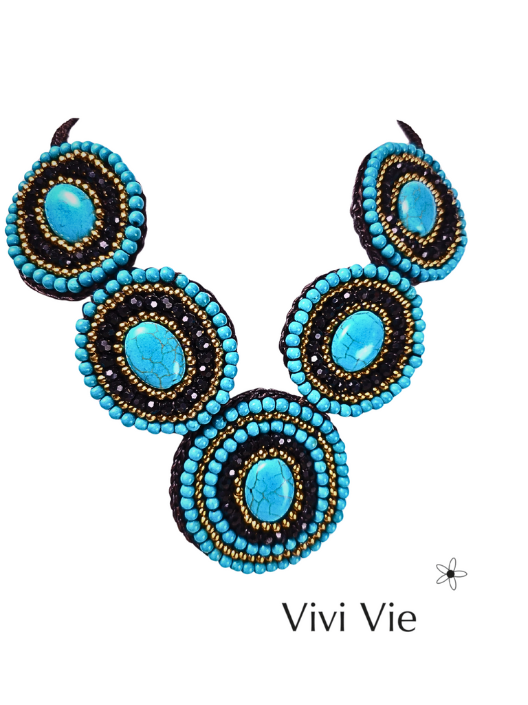 Vivi vie statement  turquoise oasis