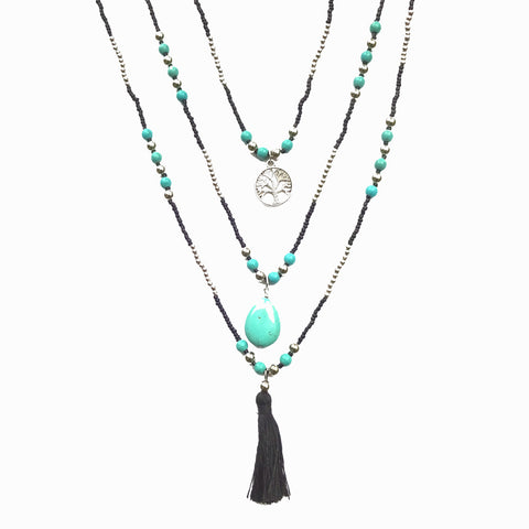Layerd Turquoise Necklace