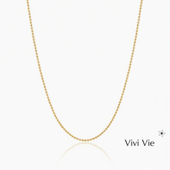 The whisper Thread of Gold Chain.