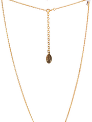 Gold butterfly pendant with wings that sparkle with cubic zarconia