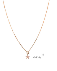 Tiny twinkle star pendant  delicate minimalist statment