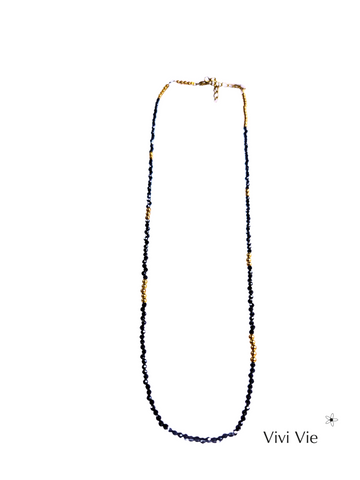 Midnight  sparkel  with black spinnel.