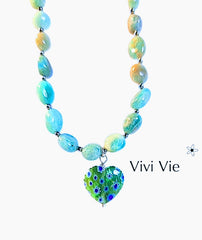 African Turquoise with Flowers and Love.