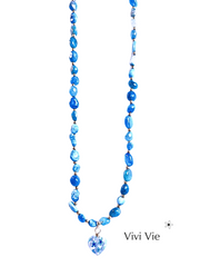 Ocean Heart Apatite Necklace