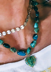 African Turquoise with Flowers and Love.