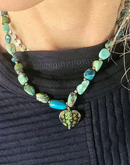 African Turquoise with Flowers and Love.