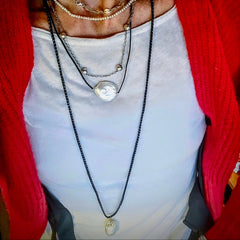 Floating Baroque Pearl Necklace