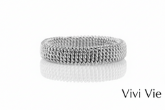 Silver wire design ring