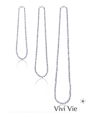 The Vivi Vie Essential Classic Silver Sphere Necklace