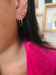 The Primrose Gold Stud Earrings.