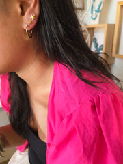 The Primrose Gold Stud Earrings.