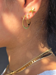 Essential  Sleak Gold Hoop  Earrings