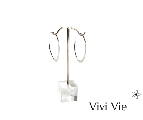 925 sterling silver Sterling Silver Bold Hoop Earrings