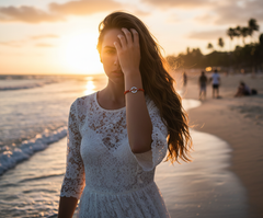 Gold karma friendship braclet
