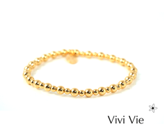 Gold sphere braclet