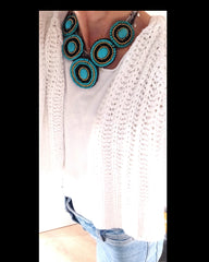 Vivi vie statment  turquoise oasis