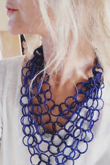 Layering with beaded hoops