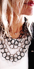 Layering with beaded hoops