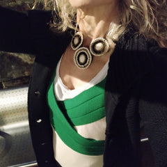 Lunar glow  statment necklace