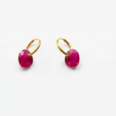 Gold Huggie Hoop Earrings