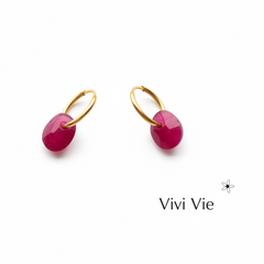 Gold Huggie Hoop Earrings