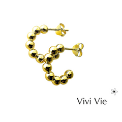 Mini Beaded Hoop Earrings