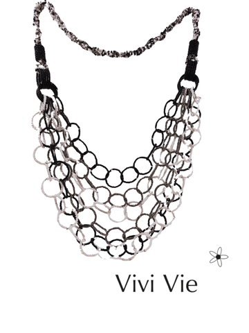Layering with beaded hoops