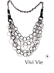 Layering with beaded hoops