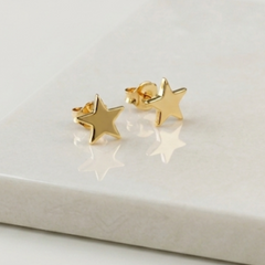 Gold   Star Stud Earrings that  shine bright.