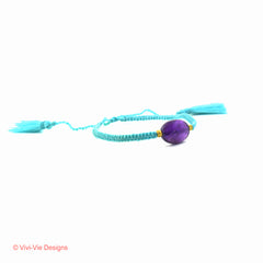 Amethyst Friendship Bracelet