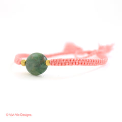 Green Agate Friendship Bracelet