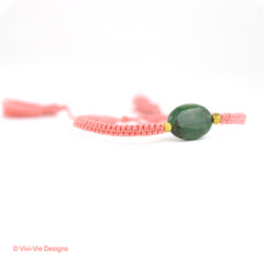 Green Agate Friendship Bracelet