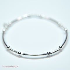 925 Silver Delicate Bead Bracelet