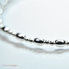 925 Silver Rice Bead Bracelet